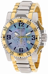 Invicta Watches : 14044 Blue Dial Stainless Steel Band Men Watch