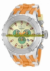 Invicta Watches : 14170 Quartz Chronograph Date Orange Polyurethane Men Watch
