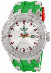 Invicta Watches : 14176 Quartz Analog GMT Date Green Polyurethane Men Watch