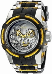 Invicta Watches : 14194 Black Dial Stainless Steel Men Watch