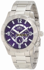 Invicta Watches : 1421 Blue Dial Stainless Steel Band Men Watch
