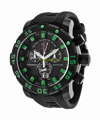 Invicta Watches : 14250 Black Dial Polyurethane Rubber Men Watch