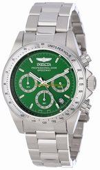 Invicta Watches : 14384 Green Dial Chronograph Men Watch