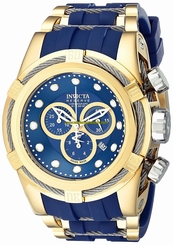 Invicta Watches : 14405 Blue Dial Stainless Steel Band Men Watch