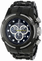 Invicta Watches : 14425 Black Dial Stainless Steel Band Men Watch