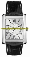 Guess Watches : 14503G1 Quartz Analog Date Black Leather Men Watch