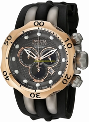 Invicta Watches : 14518 Quartz Chronograph Date Titanium Case Black Polyurethane Men Watch