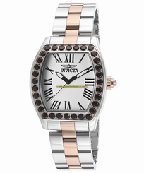 Invicta Watches : 14532 White Dial Stainless Steel Band Women Watch