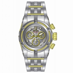 Fake AAA Invicta Watches : 14609 Silver Dial Fixed Stainless Steel With Gold-tone Cable Wire Tr Band Women Watch Watch