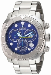 Invicta Watches : 14644 Blue Dial Stainless Steel Band Men Watch