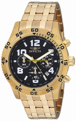 Invicta Watches : 1491 Black Dial Black Men Watch