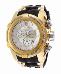 Invicta Watches : 14954BWB Silver-tone Dial Polyurethane Men Watch