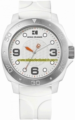 Boss Orange Watches : 1512663 Quartz Dial Off white with grey detail and three hand movement Men Watch