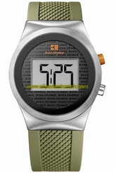 Boss Orange Watches : 1512691 Quartz Digital Green Rubber Men Watch