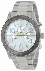 Invicta Watches : 15159 Silver Dial Polished And Brushed Stainless Steel Men Watch