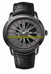 Audemars Piguet Watches : 15161SN.OO.D002CR.01 Automatic Stainless Steel Black Dial Black Crocodile Leather Band Men Watch