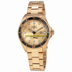 Invicta Watches : 15185 Rose Gold-tone Quartz Men Watch