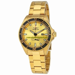 Invicta Watches : 15186 Gold-tone Quartz Men Watch