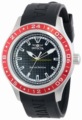 Invicta Watches : 15227 Black Dial Stainless Steel Men Watch