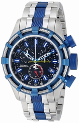 Invicta Watches : 15272 Black Dial Stainless Steel Band Men Watch