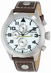 Invicta Watches : 15292 White Dial Stainless Steel Band Men Watch