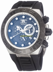 Invicta Watches : 1530 Quartz Chronograph Date Black Silicone Men Watch