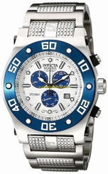 Invicta Watches : 15361 Silver Dial Stainless Steel Band Men Watch