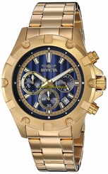 Invicta Watches : 15606 Blue Dial Stainless Steel Band Men Watch