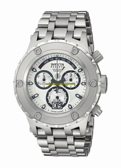 Invicta Watches : 1565 Silver Dial Stainless Steel Band Men Watch