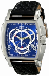 Invicta Watches : 15791 Quartz Chronograph Date Black Leather Men Watch
