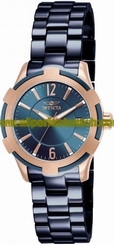 Invicta Watches : 15841 Blue Dial Stainless Steel Band Women Watch
