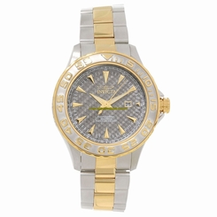 Invicta Watches : 15851 Dark Grey Carbon Fiber Dial Uni-directional Rotating Band Men Watch