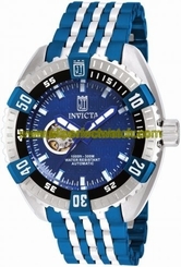 Invicta Watches : 15884 Blue Dial Stainless Steel Band Men Watch