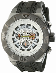 Invicta Watches : 15891 Quartz Chronograph Date Grey Polyurethane Men Watch