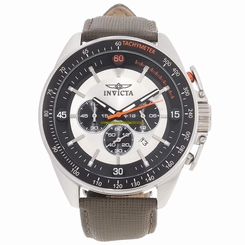 Invicta Watches : 15907 Silver And Black Quartz Men Watch