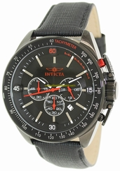 Invicta Watches : 15911 Black Dial Stainless Steel Men Watch