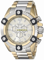 Invicta Watches : 16026 Champagne Dial Stainless Steel Band Men Watch