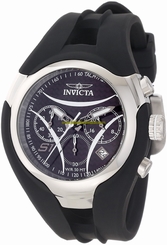 Invicta Watches : 1606 Black And Silver-tone Quartz Men Watch
