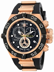 Invicta Watches : 16146 Quartz Chronograph Date Black Polyurethane Men Watch