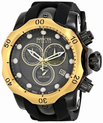Invicta Watches : 16154 Grey Dial Stainless Steel Band Men Watch