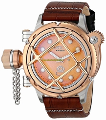 Invicta Watches : 16215 Rose Gold Dial Stainless Steel Band Men Watch