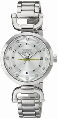 Invicta Watches : 16223 Silver Dial Stainless Steel Band Women Watch
