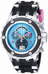 Invicta Watches : 16252 Quartz Chronograph Retrograde Date Black Silicone Men Watch