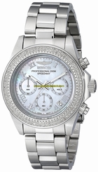Invicta Watches : 16258 Mother Of Pearl Dial Stainless Steel Band Men Watch