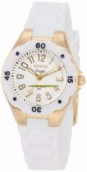 Invicta Watches : 1628 White Dial Plastic Band Women Watch
