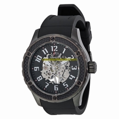 Invicta Watches : 16281 Black Skeleton Hand Wind Men Watch
