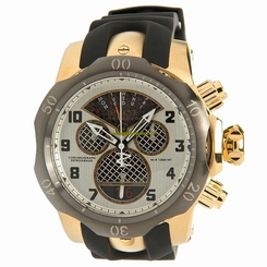 Invicta Watches : 16311 Silver Dial Uni-directional Rotating Gunmetal Ion-plated Band Men Watch
