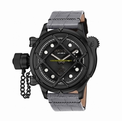 Invicta Watches : 16351 Mechanical Grey Leather Men Watch