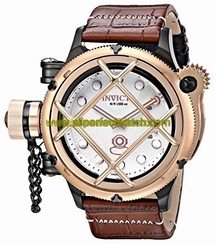 Invicta Watches : 16361 Mechanical Hand Wind Brown Leather Men Watch
