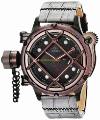 Invicta Watches : 16363 Mechanical Hand Wind Grey Leather Men Watch